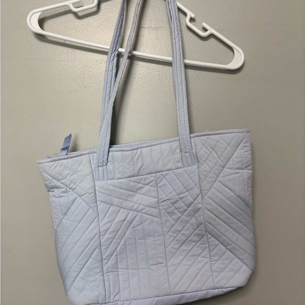 Vera Bradley Quilted Light Blue Tote Bag - Women